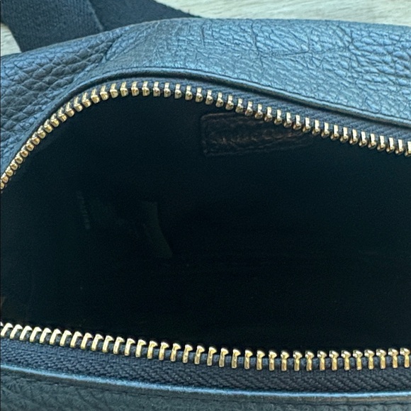 Whistles Bibi Leather/Snake Print Adjustable Strap Gold Hardware Crossbody Bag - Picture 2 of 9